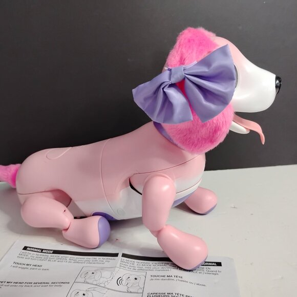 Zoomer Playful Pup Robotic Dog W/ Voice Recognition & Motion Pink - Picture 4 of 14